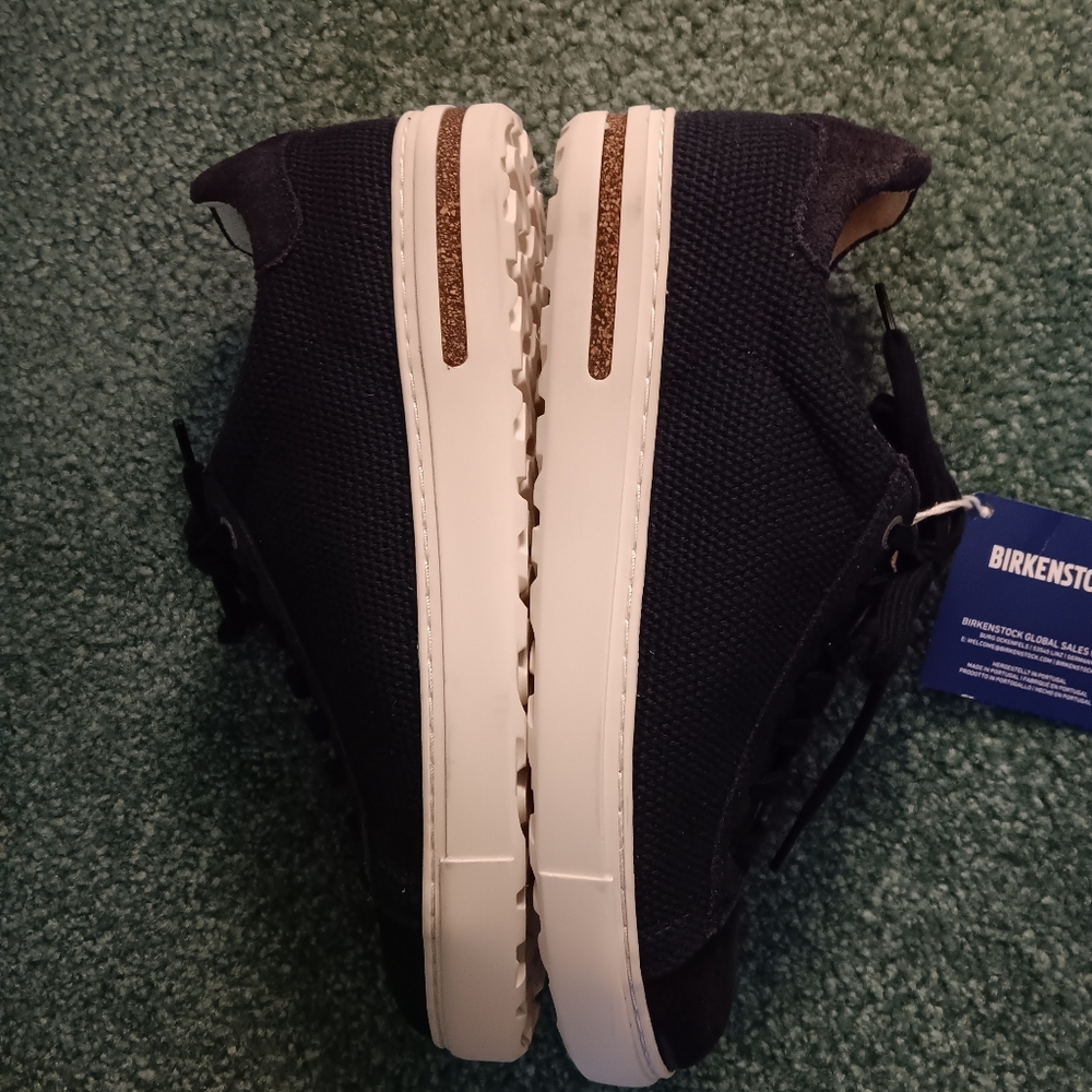 New Berkinstock Women's Blue Suede Sneakers - Picture 4 of 8